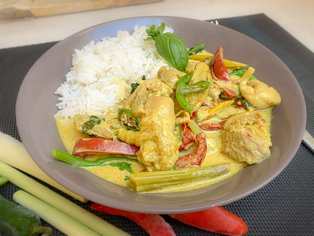 Pollo al Curry Verde Thailandese